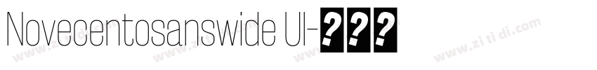 Novecentosanswide Ul字体转换